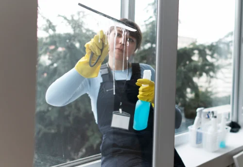 Nettoyage de vitres intérieures et extérieures à Pludual
